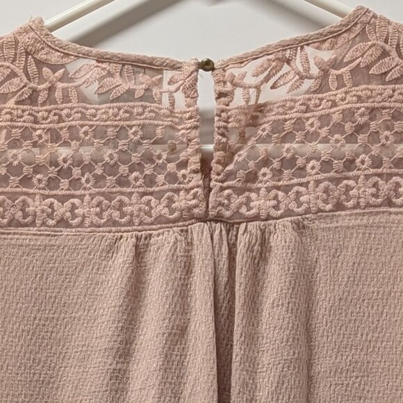 Knox Rose Lace Embellished Tank Top in Dusty Pink - Picture 5 of 8
